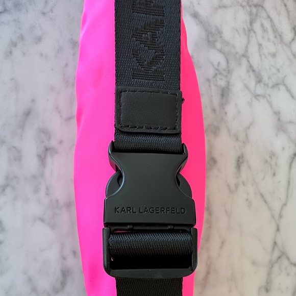 KARL LAGERFELD
Rue St Guillaume Small Fanny Bag Belt Bag NEON PINK - Picture 9 of 13